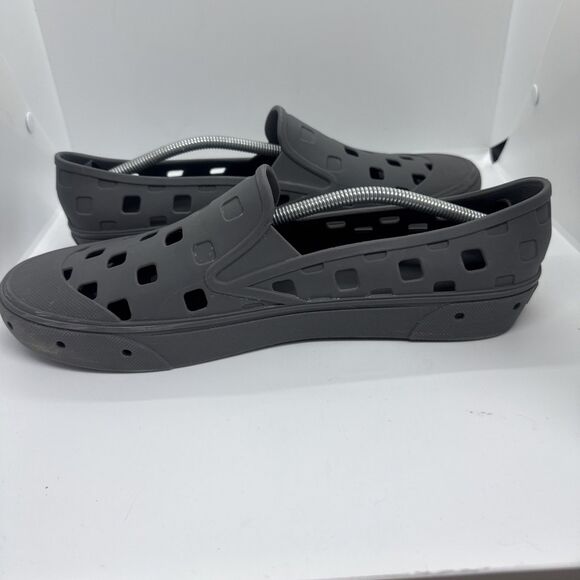 VANS Trek Slip-On Gray Rubber Water Shoes Boat Beach Outdoor Men's Size 13 - Picture 4 of 7